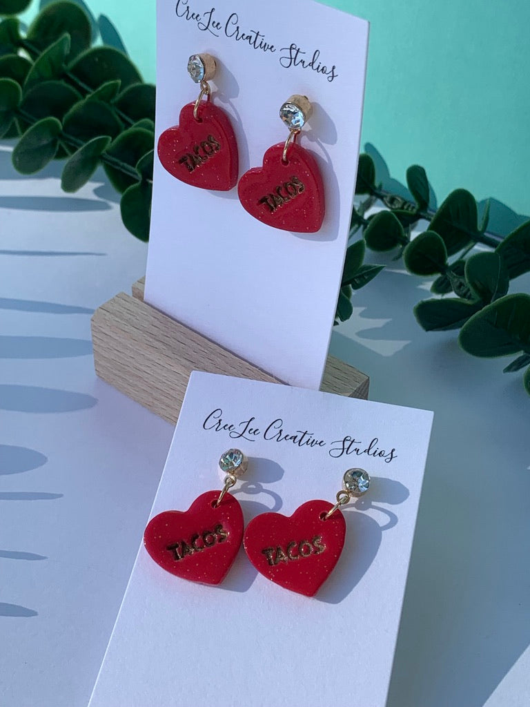 I heart Tacos Earrings