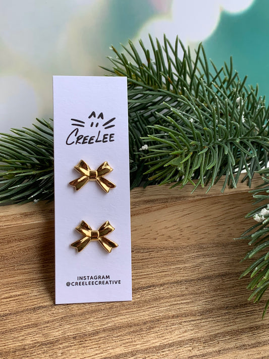 "New" Bow Earrings - Studs