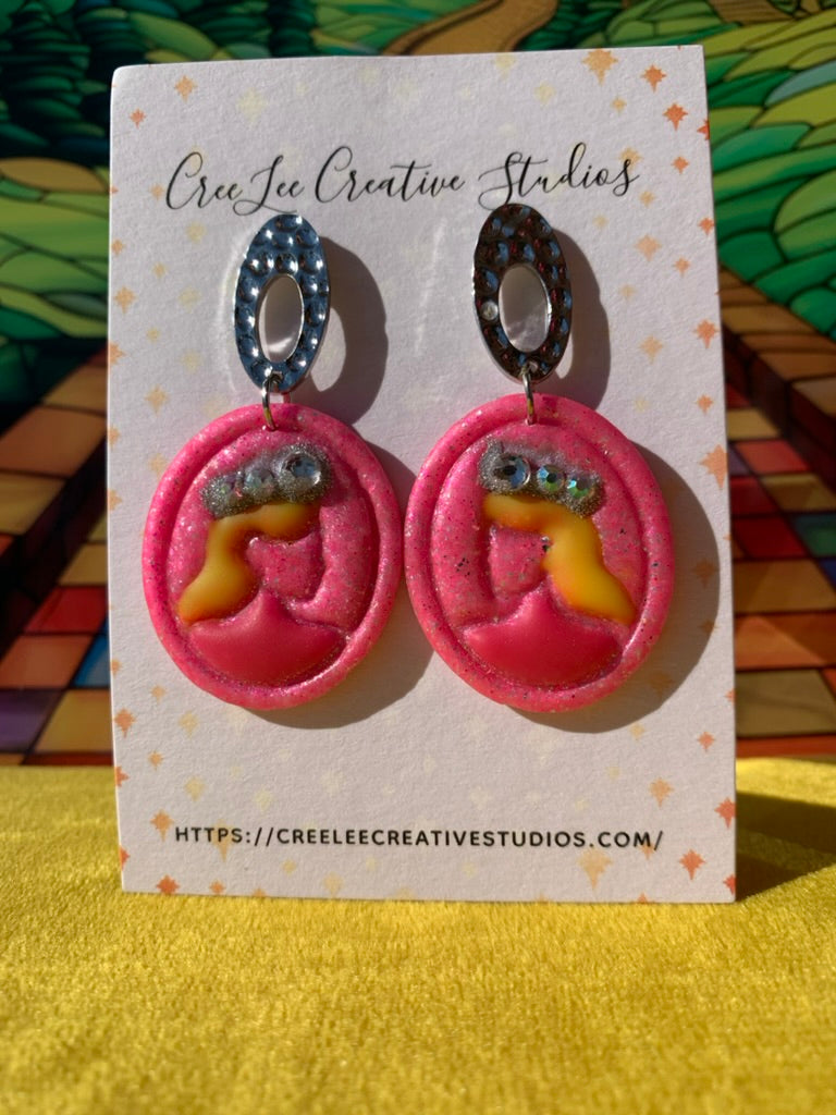 Wicked - Glinda Silhouette Earrings