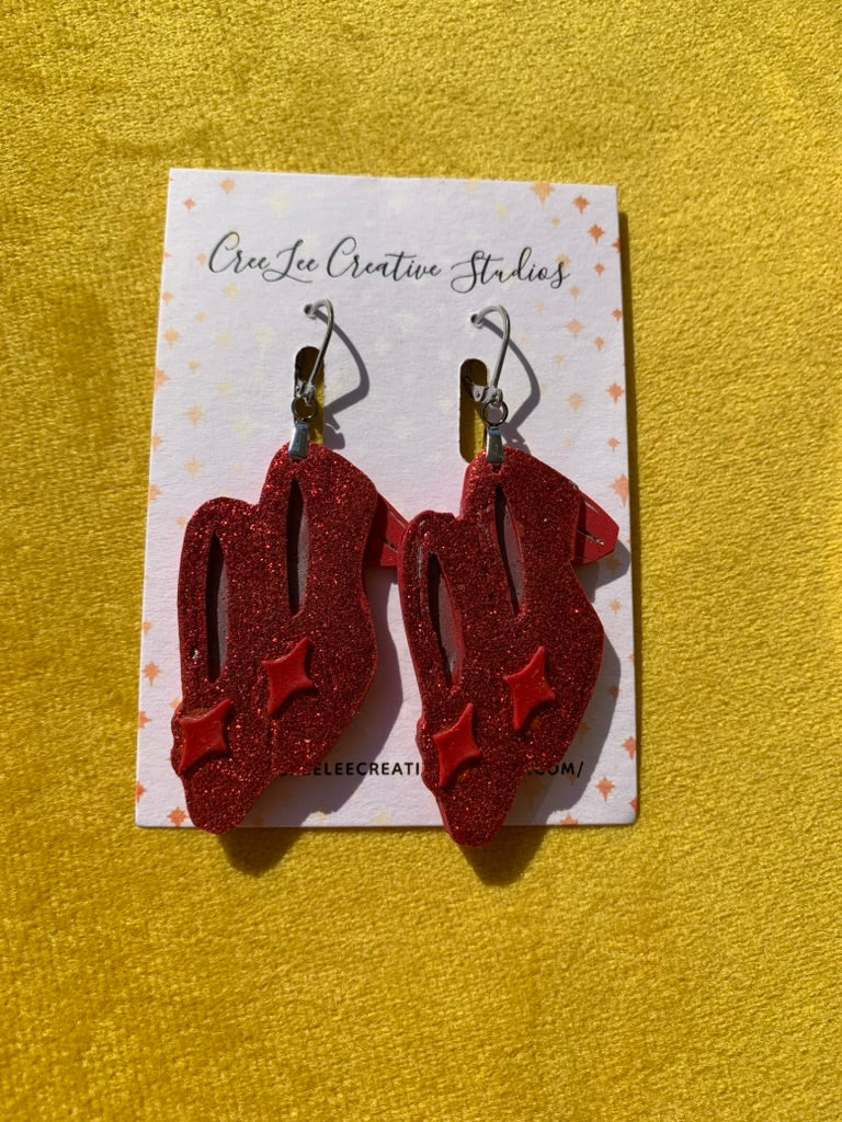 Wicked - Ruby Slipper Earrings