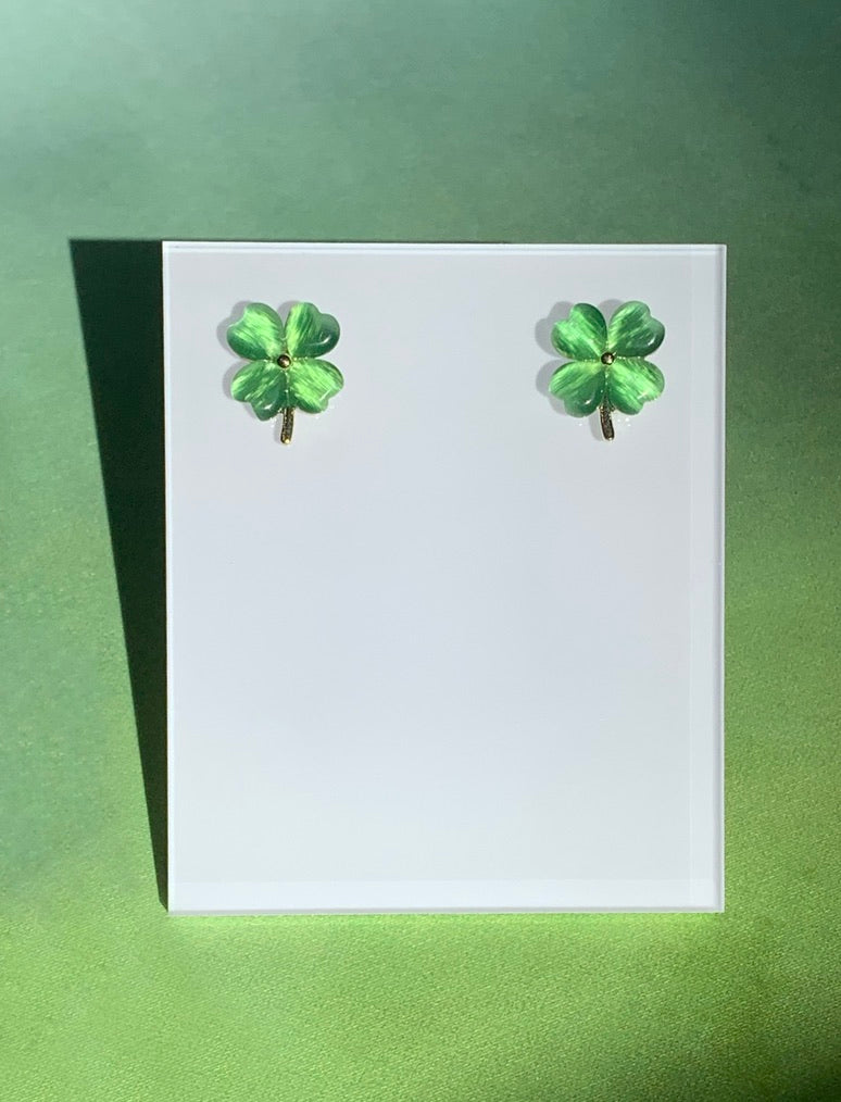 Celtic - 4 Leaf Clover Studs