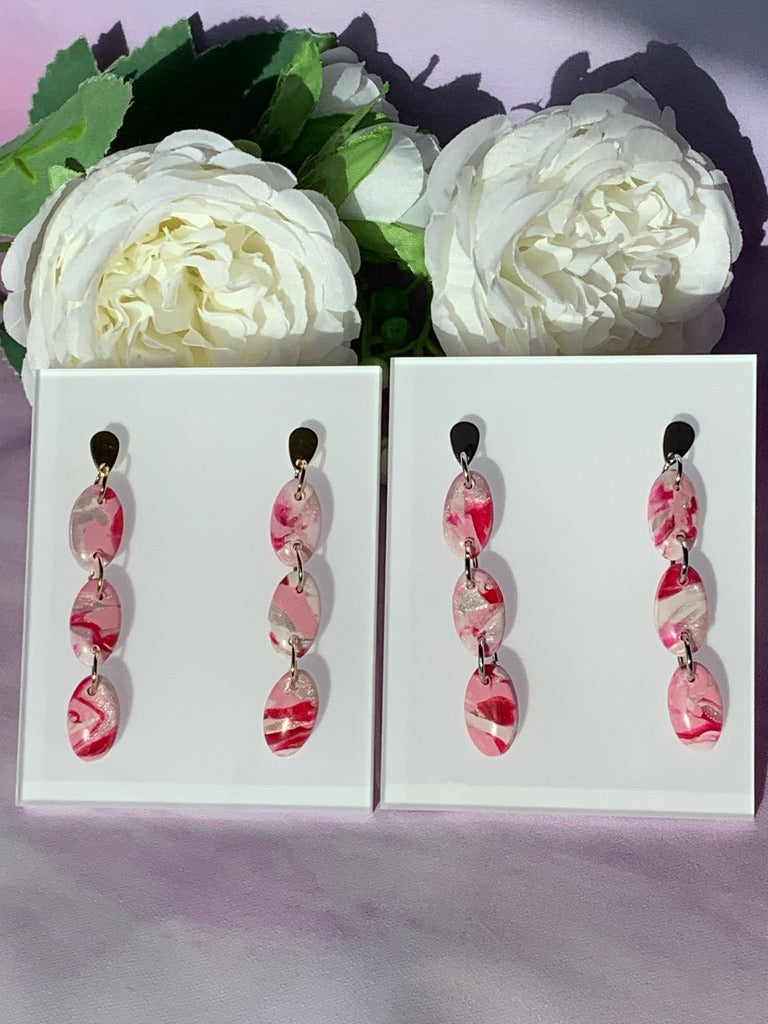 Marbled - 3 Tiered Dangles